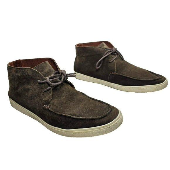 Mercanti Fiorentini Relax Suede Chukka Ankle Boot Shoes Men's Size 10M Brown - Picture 1 of 10